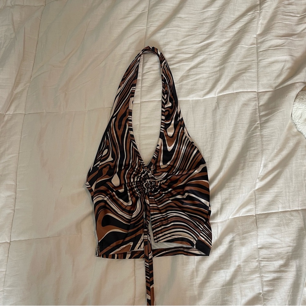 Fun halter top, size small
